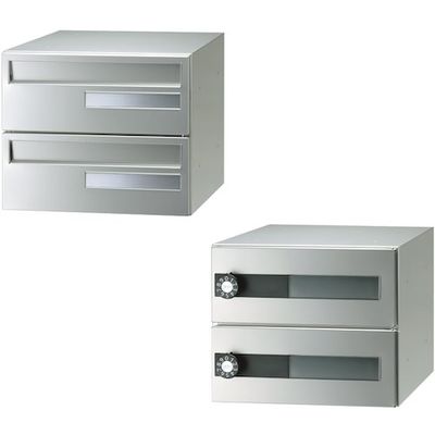 田島メタルワーク メイルボックス(前入後出)F3002ー2 F3002-2 1台 470-6752（直送品）