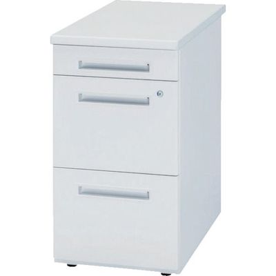 トヨセット トヨスチール 脇デスク 50Sシリーズ 3段 A袖タイプ 50SNH-047AWW 1台 135-3150（直送品）