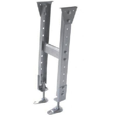 三鈴工機 三鈴 スチール製固定脚 KGM型支持脚 ミニパラ用 H650±45mm KGM-4065(MP09) 1台 126-5707（直送品）