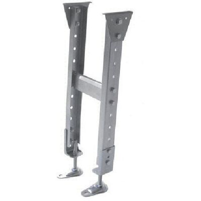 三鈴工機 三鈴 スチール製固定脚 KGM型支持脚 ミニパラ用 H650±45mm KGM-3065(MP09) 1台 126-7282（直送品）