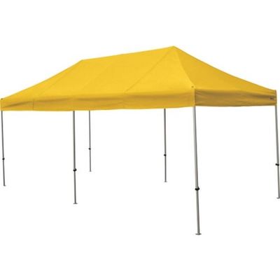 さくらコーポレーション さくら かんたんてんと 3.0m×6.0mスチール&アルミ複合フレーム 黄 KA/8W-Y 1台 338-1969（直送品）