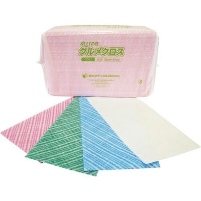 シンワ 東京メディカル グルメクロス FT―202PE 30x61cm レギュラー グリーン 100枚入 袋入り FT202 1セット(18袋)（直送品）