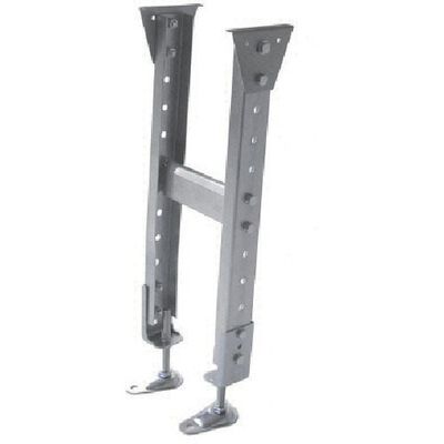 三鈴工機 三鈴 スチール製固定脚 KGM型支持脚 ミニパラ用 H650±45mm KGM-2565(MP09) 1台 126-8800（直送品）