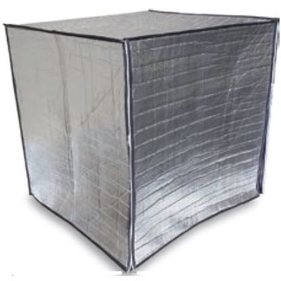 超遮断熱パレットカバー クールマジック シャインWバブル 1.15m×1.15m×1.2mH CM-VWBBWV-COVER 1枚（直送品）