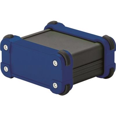 タカチ電機工業 タカチ コーナーガード付アルミケースIP65防水タイプ ブラック/ネイビー EXW9-4-7BN 1台 195-5655（直送品）
