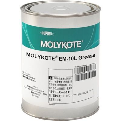 デュポン・東レ・スペシャルティ・マテリアル モリコート 樹脂用 EMー10Lグリース 1kg EM-10L-10 1缶 108-3272（直送品）