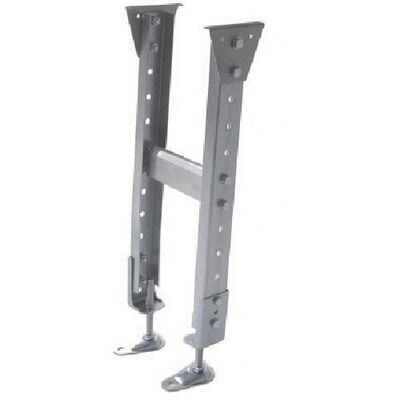 三鈴工機 三鈴 スチール製固定脚 KGM型支持脚 ミニパラ用 H1200±45mm KGM-50120(MP09) 1台 126-7293（直送品）