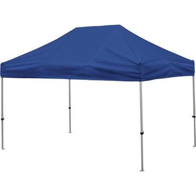 さくらコーポレーション さくら かんたんてんと 2.4m×3.6mスチール&アルミ複合フレーム 青 KA/4W-B 1台 338-1899（直送品）