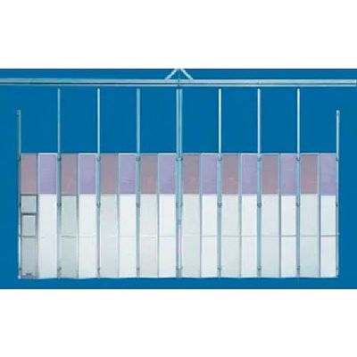 ゲート工業 基礎不要パネルゲート 高さ4.5mX間口10.8m 上部メッシュパネル EG-3T-108 1台 378-0579（直送品）