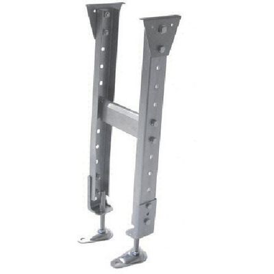 三鈴工機 三鈴 スチール製固定脚 KGM型支持脚 ミニパラ用 H1050±45mm KGM-60105(MP09) 1台 127-3516（直送品）