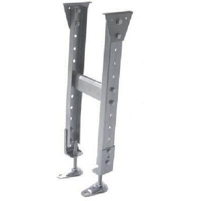 三鈴工機 三鈴 スチール製固定脚 KGM型支持脚 ミニパラ用 H1150±45mm KGM-30115(MP09) 1台 127-3603（直送品）