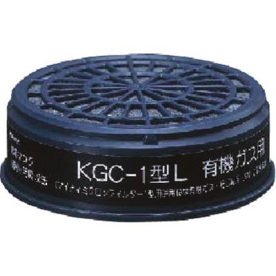 つくし工房 つくし 【理研オプテック製品】防毒マスク(No.3345)用吸収缶[有機ガス用] 3345-A 1個 184-9489（直送品）