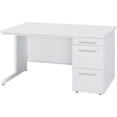 トヨセット トヨスチール 片袖デスク 50CBH-147ARWW 1台 197-8199（直送品）