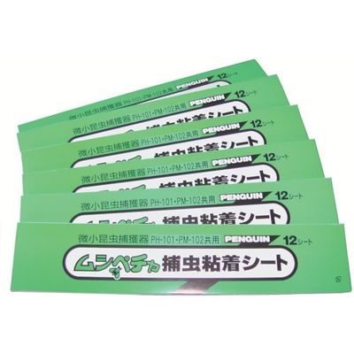 ペンギンワックス ペンギン ムシペチャ 粘着シート(12枚×6) 1291 1個(72枚) 126-3174（直送品）