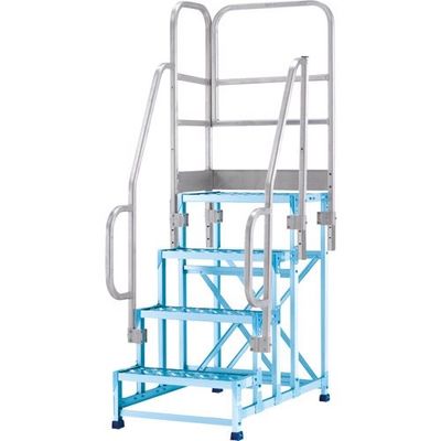 アルインコ 作業台CSBCーS用片側開口手すりセット CSBT41GL 1セット 144-0483（直送品）