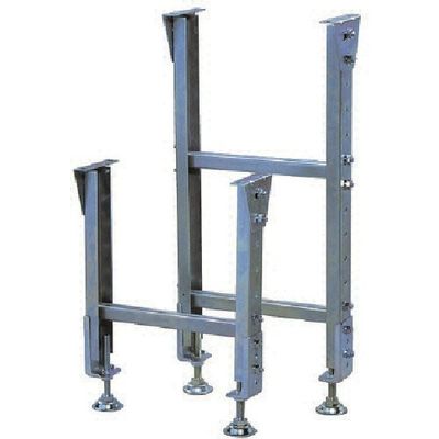 三鈴工機 三鈴 スチール製固定脚 KG型支持脚 幅240 呼寸高H400±45mm KG-2440 1台 127-1946（直送品）