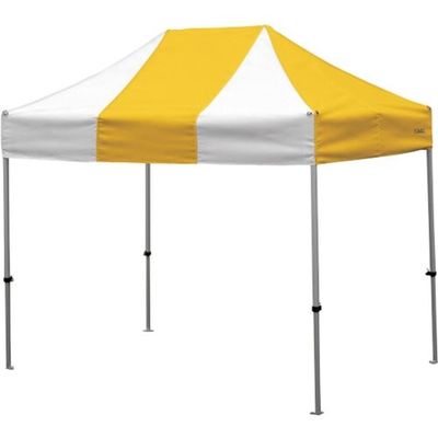 さくらコーポレーション さくら かんたんてんと 1.8m×2.7mスチール&アルミ複合フレーム 黄白 KA/1.5W-YW 1台（直送品）