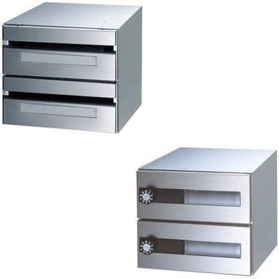 田島メタルワーク メイルボックス(前入後出)F3049ー2ーS F3049-2-S 1台 470-6735（直送品）