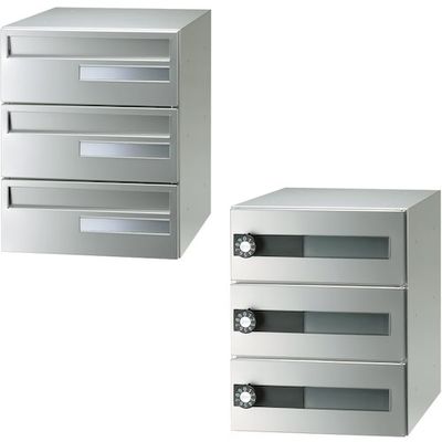 田島メタルワーク メイルボックス(前入後出)F3002ー3 F3002-3 1台 470-6740（直送品）