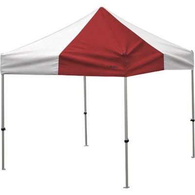 さくらコーポレーション さくら かんたんてんと 2.4m×2.4mオールアルミフレーム 赤白 KA/3WA-RW 1台 338-2432（直送品）