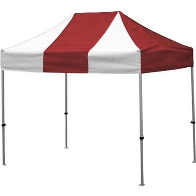 さくらコーポレーション さくら かんたんてんと 1.8m×2.7mスチール&アルミ複合フレーム 赤白 KA/1.5W-RW 1台（直送品）