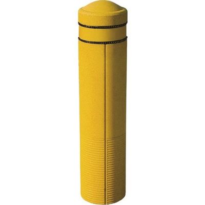 積水樹脂 積水 再生ゴム 弾性カバー車止めDKー6 イエロー 固定式 DK-6KYELLOW 1本 211-4829（直送品）