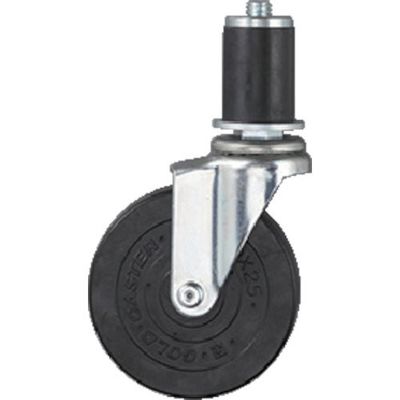 SUS 【数量1~9】フレームキャスターGφ125導電B (ゴム) GFN-601 1個 127-1082（直送品）