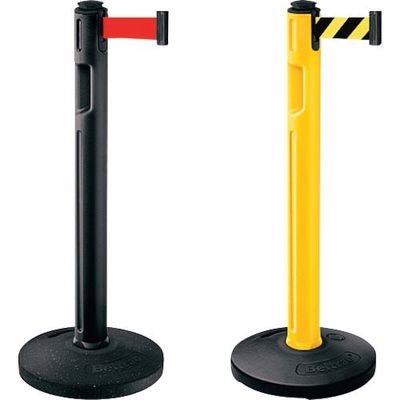 SUGATSUNE (290048893)80ー5000ーBK―FY屋外用ベルトパーテーション 80-5000-BK-FY 1個（直送品）