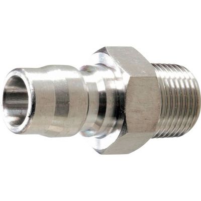 スーパー工業 ワンタッチカプラー SUS オス×オスネジ 3/8 04000070C 1個 135-8718（直送品）