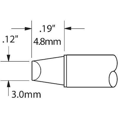 オーケー・インターナショナル メトカル Metcal CVシリーズ チップカートリッジ CVC-7CH0030S 1本 232-0791（直送品）