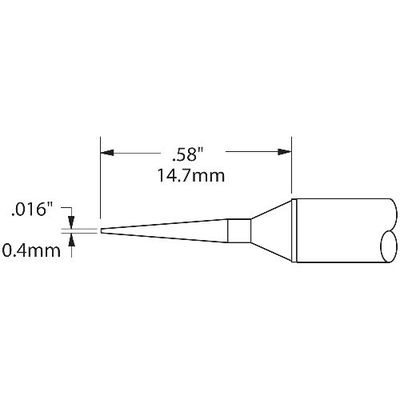 オーケー・インターナショナル メトカル Metcal CVシリーズ チップカートリッジ CVC-6CN1504A 1本 232-0913（直送品）