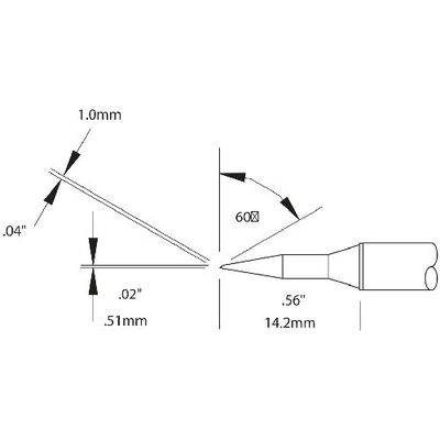 オーケー・インターナショナル メトカル Metcal CVシリーズ チップカートリッジ CVC-7BV6005A 1本 232-0914（直送品）