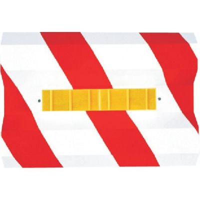 積水樹脂 積水 線形誘導標 ガードフレックス フレキシブルプリズム反射シートタイプ A種用 白地 GWー1AH 1個 355-6178（直送品）