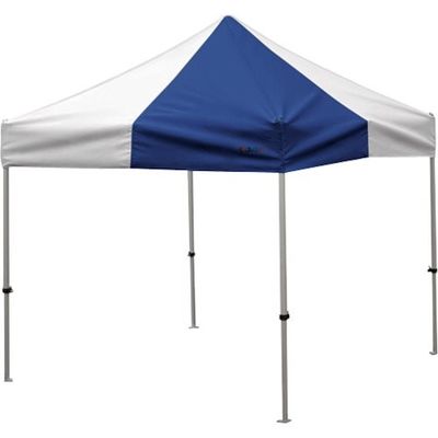 さくらコーポレーション さくら かんたんてんと 2.4m×2.4mスチール&アルミ複合フレーム 青白 KA/3W-BW 1台（直送品）