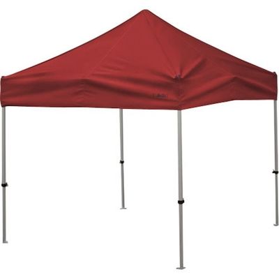 さくらコーポレーション さくら かんたんてんと 2.4m×2.4mスチール&アルミ複合フレーム 赤 KA/3W-R 1台 338-1939（直送品）