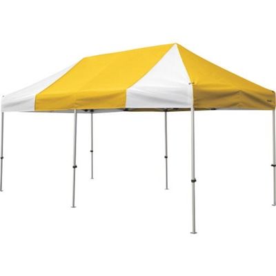 さくらコーポレーション さくら かんたんてんと 2.4m×4.8mオールアルミフレーム 黄白 KA/5WA-YW 1台 338-1917（直送品）