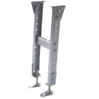 三鈴工機 三鈴 スチール製固定脚 KGM型支持脚 ミニパラ用 H450±45mm KGM-4545(MP09) 1台 127-3598（直送品）