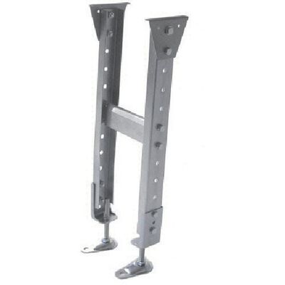 三鈴工機 三鈴 スチール製固定脚 KGM型支持脚 ミニパラ用 H400±45mm KGM-5040(MP09) 1台 127-5116（直送品）