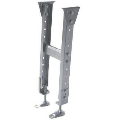 三鈴工機 三鈴 スチール製固定脚 KGM型支持脚 ミニパラ用 H400±45mm KGM-2540(MP09) 1台 127-3561（直送品）