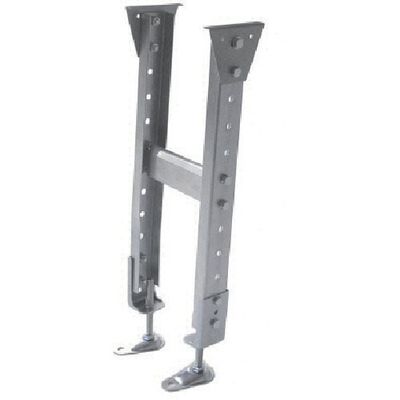 三鈴工機 三鈴 スチール製固定脚 KGM型支持脚 ミニパラ用 H350±45mm KGM-4535(MP09) 1台 127-3563（直送品）