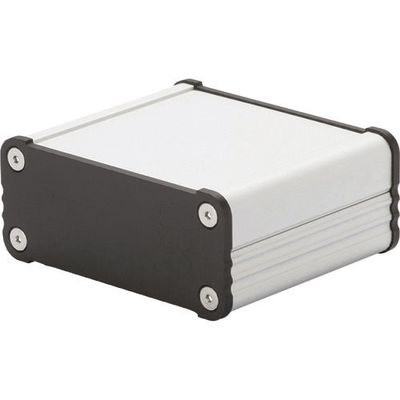 タカチ電機工業 タカチ アルミ押出材ケース シルバー/ブラック EX6-5-8SB 1台 202-2324（直送品）