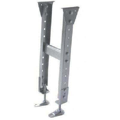 三鈴工機 三鈴 スチール製固定脚 KGM型支持脚 ミニパラ用 H400±45mm KGM-4540(MP09) 1台 126-7214（直送品）