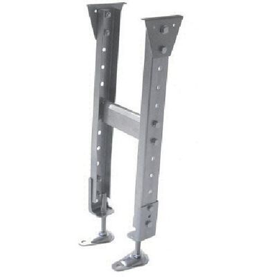 三鈴工機 三鈴 スチール製固定脚 KGM型支持脚 ミニパラ用 H500±45mm KGM-4550(MP09) 1台 126-7232（直送品）