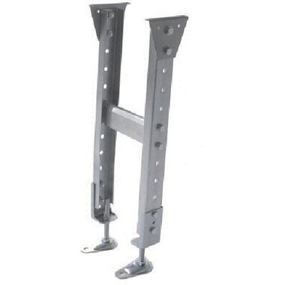 三鈴工機 三鈴 スチール製固定脚 KGM型支持脚 ミニパラ用 H400±45mm KGM-3040(MP09) 1台 127-0347（直送品）