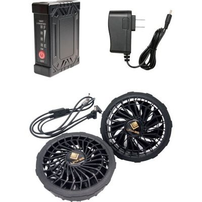 リンクサス COOLING BLAST 8Vファンバッテリーセット LX6700FC2+3350BASET 1セット(2個)（直送品）