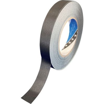 TERAOKA 低VOC製品 アセテートクロス粘着テープ NO.579R 黒 20mm×30M 579R BK 20X30 1セット(5巻)（直送品）