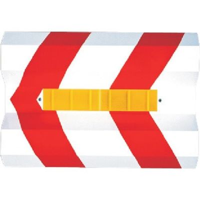 積水樹脂 積水 線形誘導標 ガードフレックス 封入レンズ型反射シートタイプ A種用 白地 GWー2A 1個 355-6194（直送品）