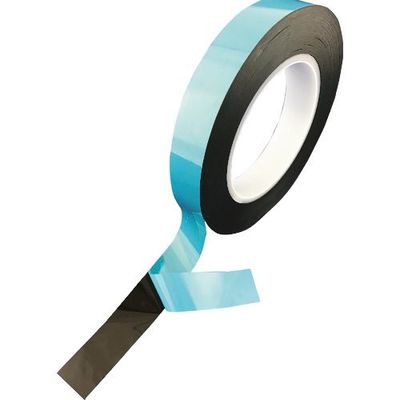TERAOKA PE両面テープ NO.7694 黒HF青セパ 20mm×50M 7694 BK-0.085-20-50 1セット(12巻)（直送品）