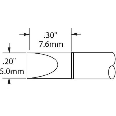 オーケー・インターナショナル メトカル Metcal CVシリーズ チップカートリッジ CVC-6CH0050S 1本 162-5758（直送品）