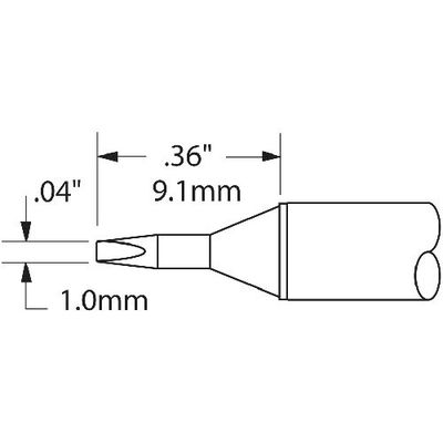 オーケー・インターナショナル メトカル Metcal CVシリーズ チップカートリッジ CVC-6CH0010S 1本 162-5778（直送品）